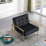 Pierre Velvet Upholstered Accent Chair