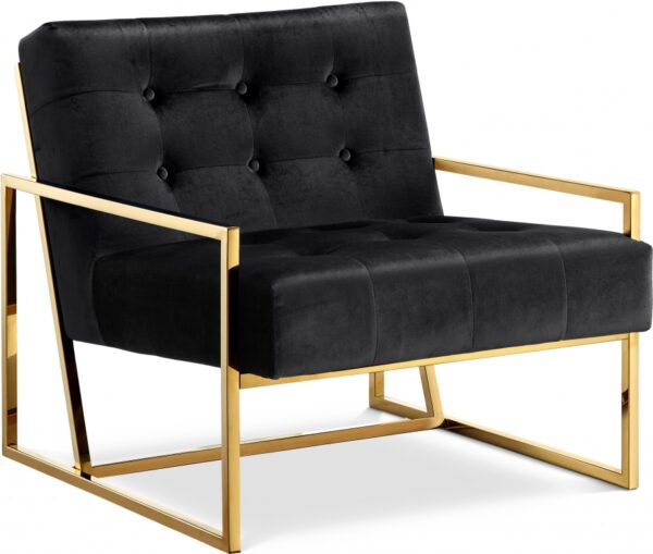 Pierre Velvet Upholstered Accent Chair