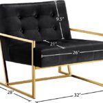 Pierre Velvet Upholstered Accent Chair