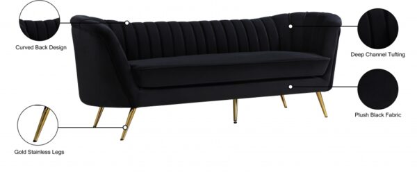 Margo 88" Velvet Upholstered Sofa