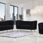 Margo 65" Velvet Upholstered Loveseat