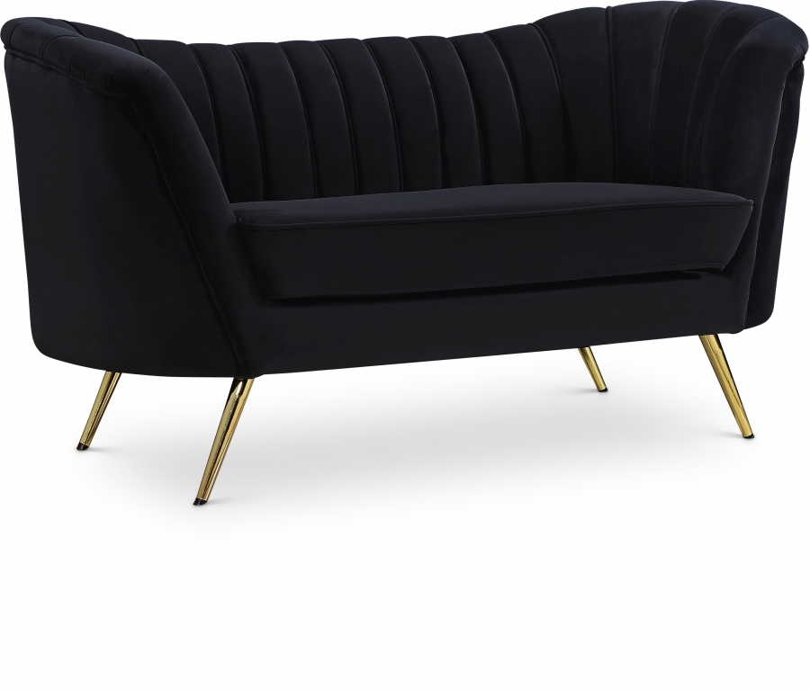 Margo 65" Velvet Upholstered Loveseat
