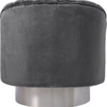 Farrah Velvet Upholstered Swivel Accent Chair
