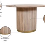 Oakhill 48" Mango Wood Dining Table