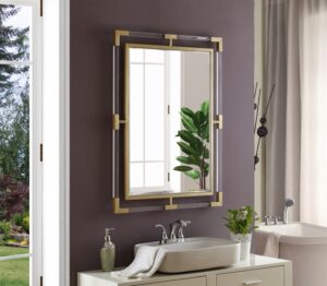 Ghost Acrylic And Metal Frame Mirror