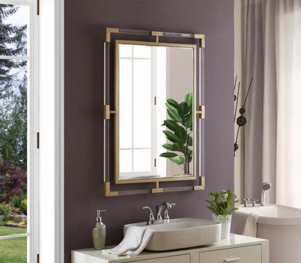 Ghost Acrylic And Metal Frame Mirror
