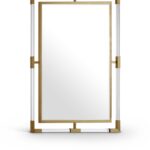 Ghost Acrylic And Metal Frame Mirror