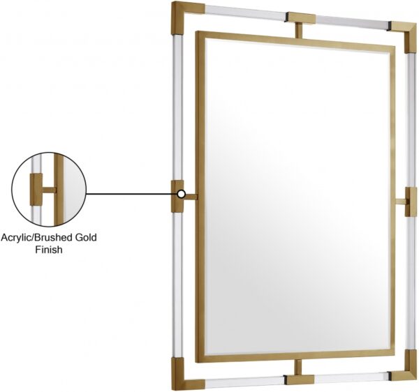 Ghost Acrylic And Metal Frame Mirror