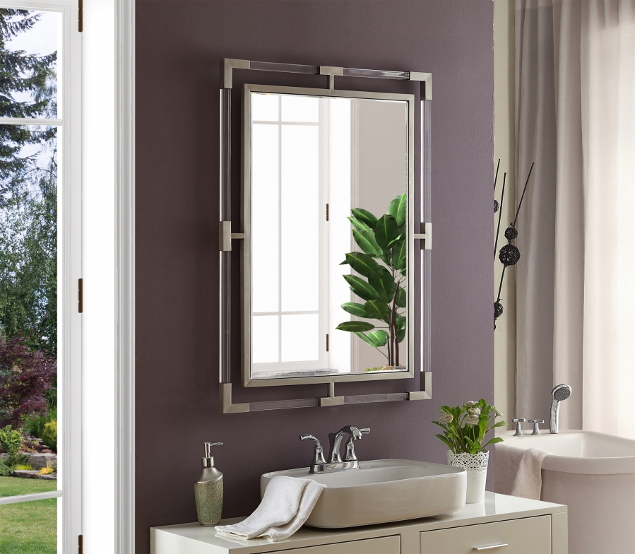 Ghost Acrylic And Metal Frame Mirror