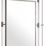 Ghost Acrylic And Metal Frame Mirror