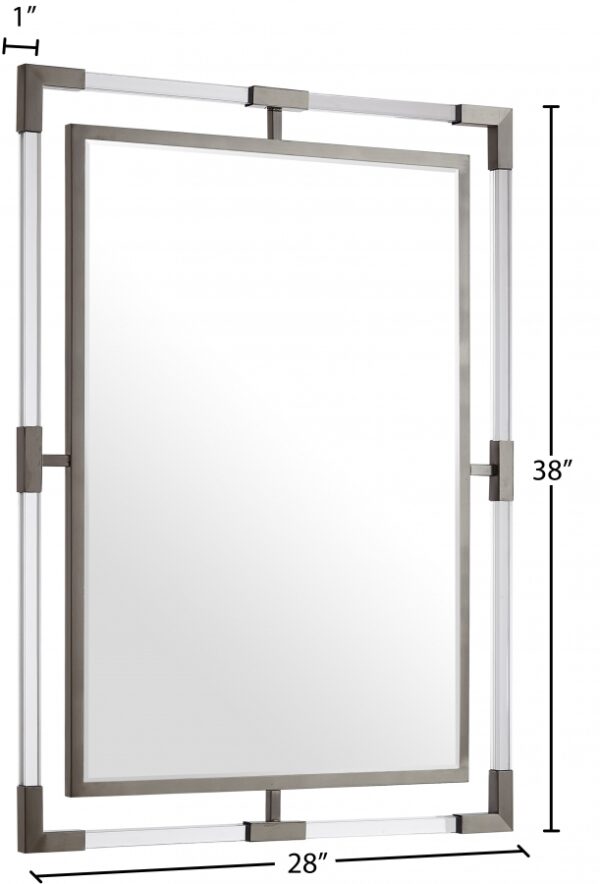Ghost Acrylic And Metal Frame Mirror