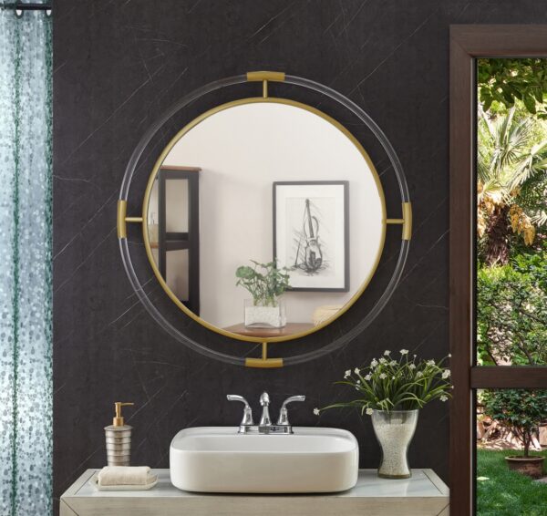 Ghost Acrylic And Metal Frame Mirror