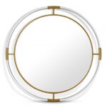 Ghost Acrylic And Metal Frame Mirror