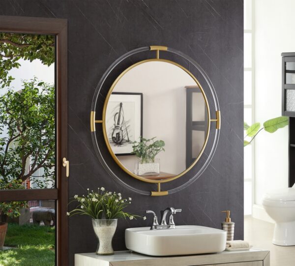 Ghost Acrylic And Metal Frame Mirror