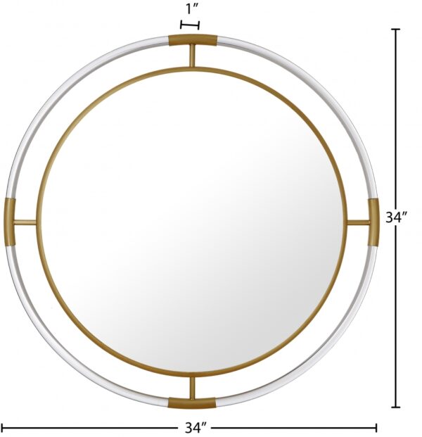 Ghost Acrylic And Metal Frame Mirror