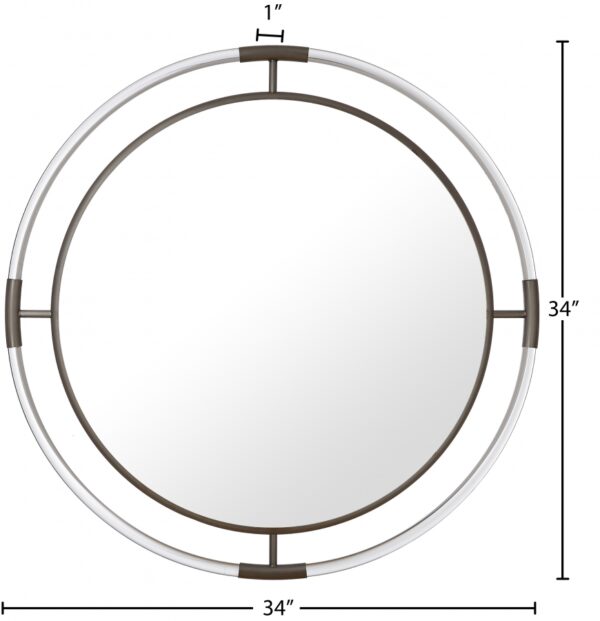 Ghost Acrylic And Metal Frame Mirror