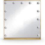 Hollywood Steel Frame Lighted Mirror