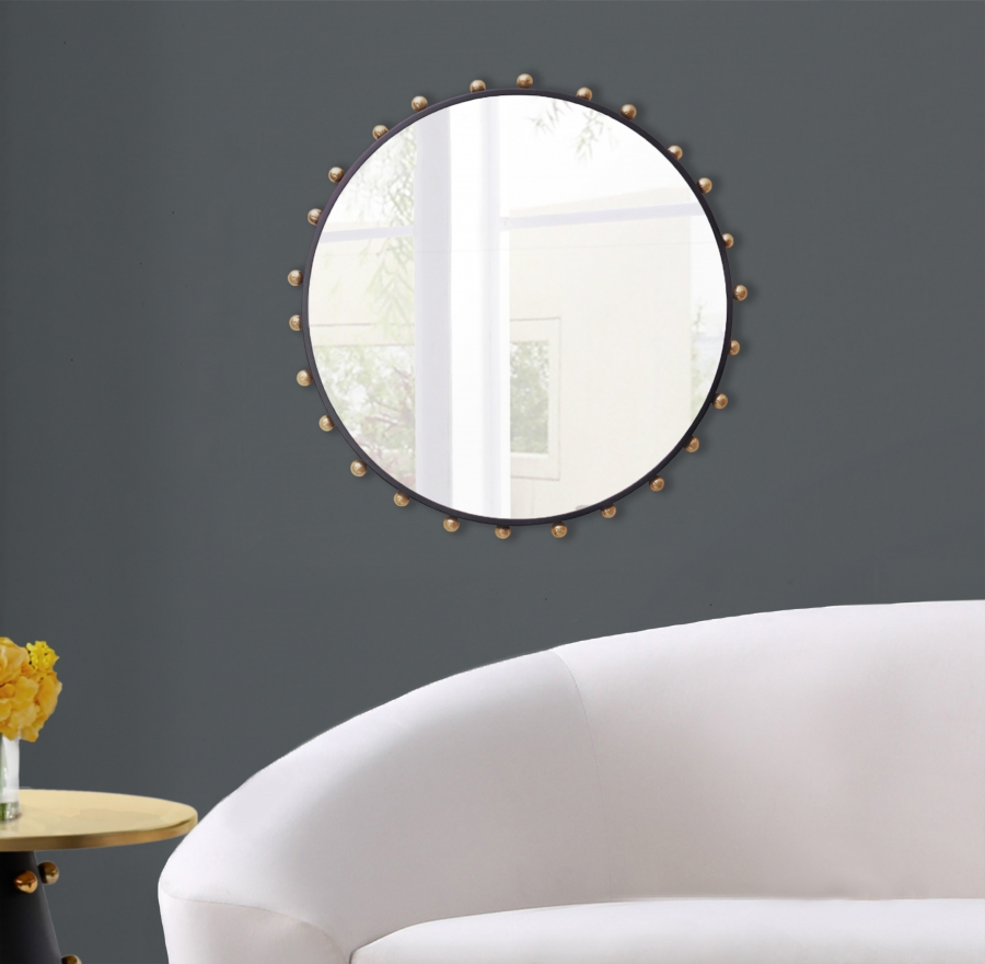 Raven Metal Frame Mirror