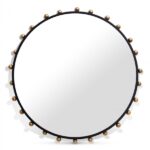 Raven Metal Frame Mirror