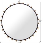 Raven Metal Frame Mirror