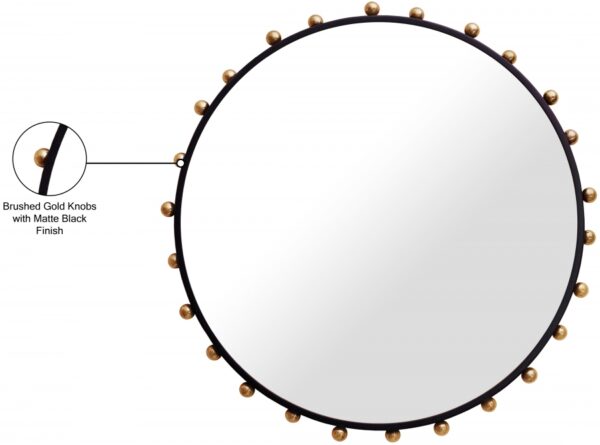 Raven Metal Frame Mirror