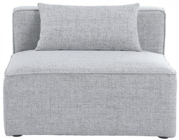 Cube Fabric Upholstered Armless Modular Chair