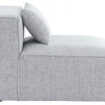 Cube Fabric Upholstered Armless Modular Chair