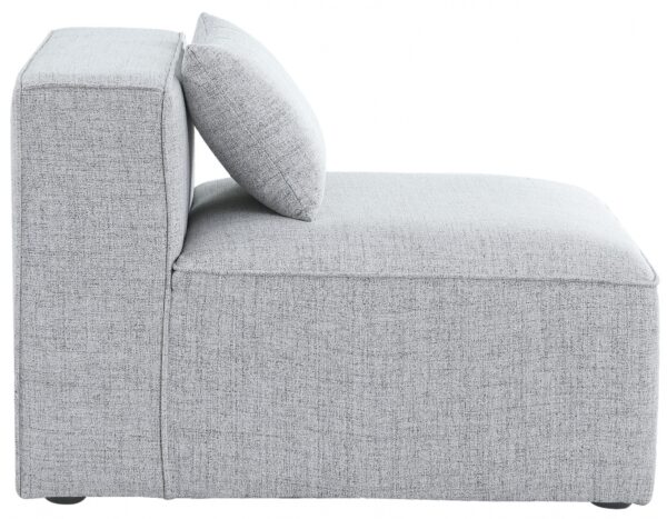 Cube Fabric Upholstered Armless Modular Chair