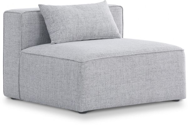 Cube Fabric Upholstered Armless Modular Chair