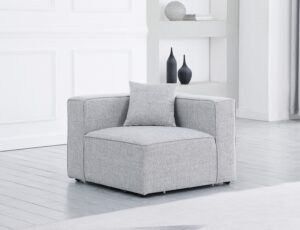 Cube Fabric Upholstered Corner Modular Chair