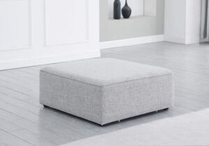 Cube Fabric Upholstered Modular Ottoman