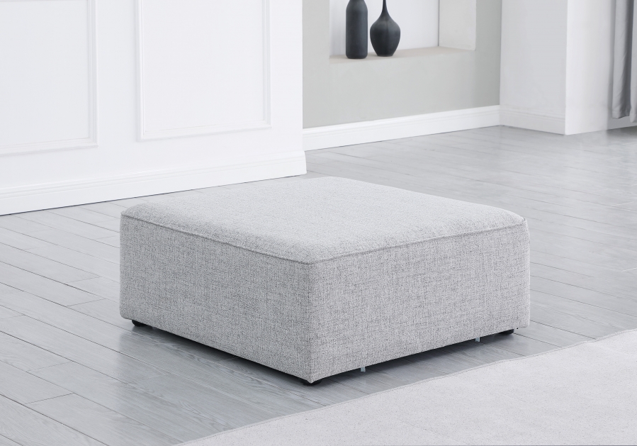 Cube Fabric Upholstered Modular Ottoman