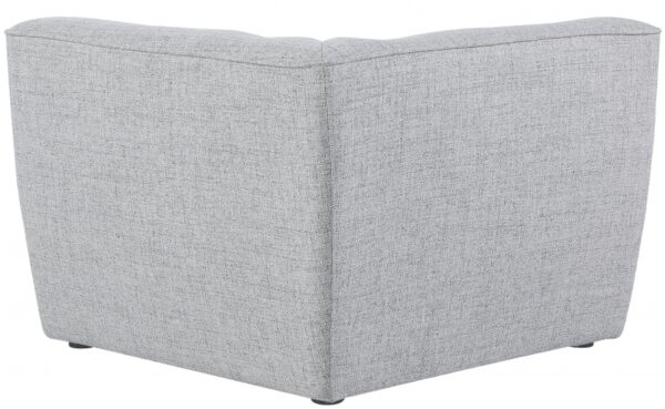Miramar Linen Textured Fabric Upholstered Corner Modular Chair