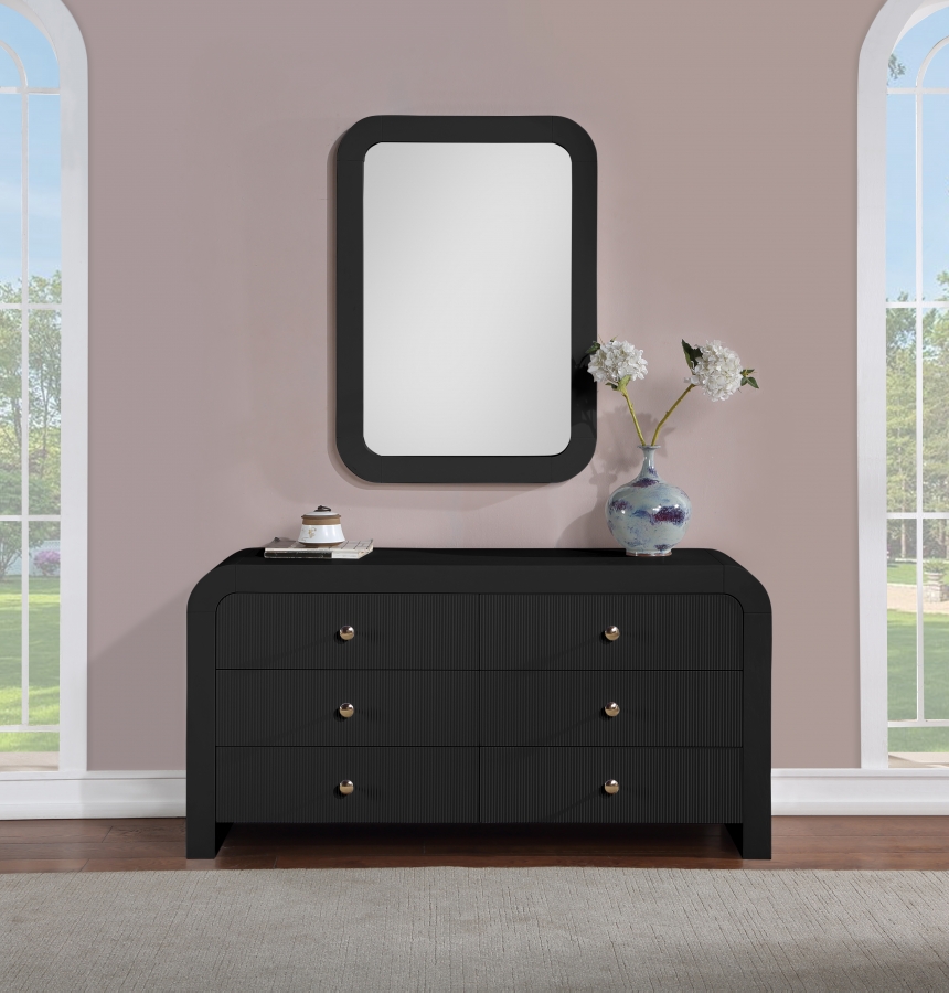 Artisto Ash Veneer Framed Mirror