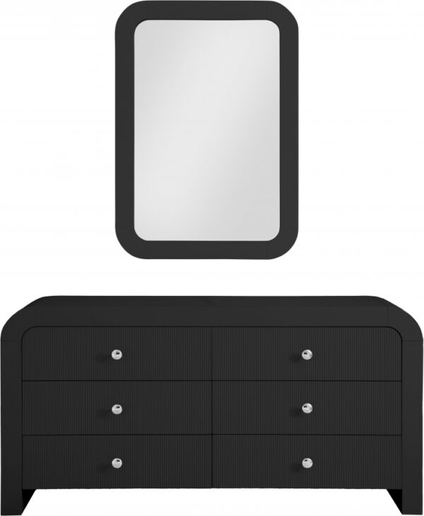 Artisto Ash Veneer Framed Mirror