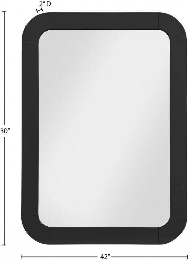 Artisto Ash Veneer Framed Mirror