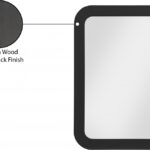 Artisto Ash Veneer Framed Mirror