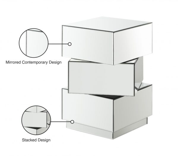 Haven Mirrored End / Side Table