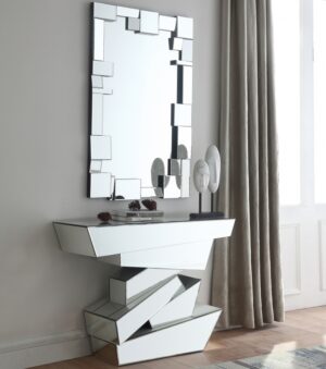 Jade Mirrored Console Table