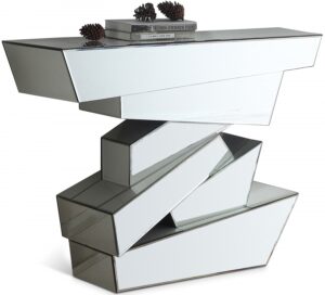 Jade Mirrored Console Table