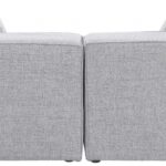 Cube 72" Fabric Upholstered 2pc. Modular Loveseat