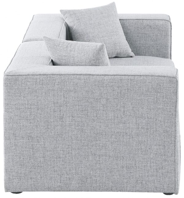 Cube 72" Fabric Upholstered 2pc. Modular Loveseat