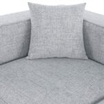 Cube 72" Fabric Upholstered 2pc. Modular Loveseat