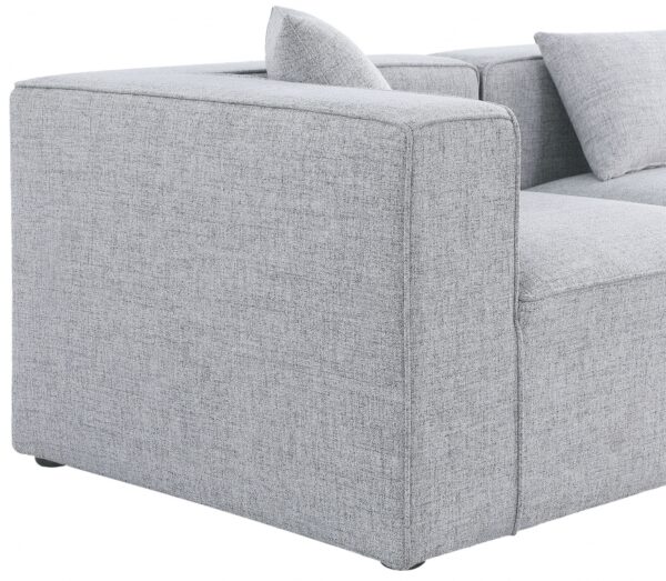 Cube 72" Fabric Upholstered 2pc. Modular Loveseat