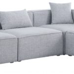 Cube 108" Fabric Upholstered 4pc Modular Sectional