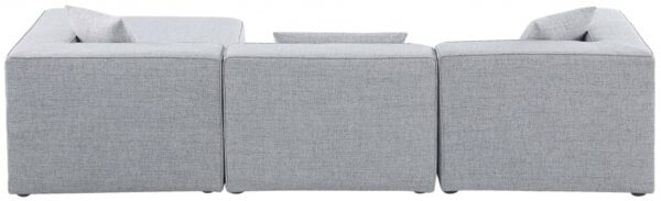 Cube 108" Fabric Upholstered 4pc Modular Sectional