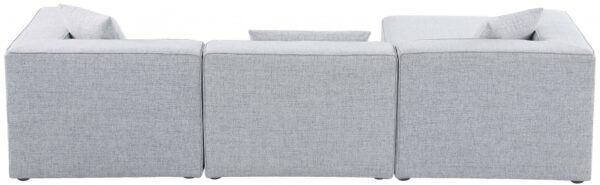 Cube 108" Fabric Upholstered 4pc Modular Sectional