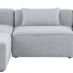 Cube 108" Fabric Upholstered 4pc Modular Sectional