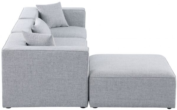 Cube 108" Fabric Upholstered 4pc Modular Sectional