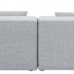 Cube 144" Fabric Upholstered 5pc Modular Sectional